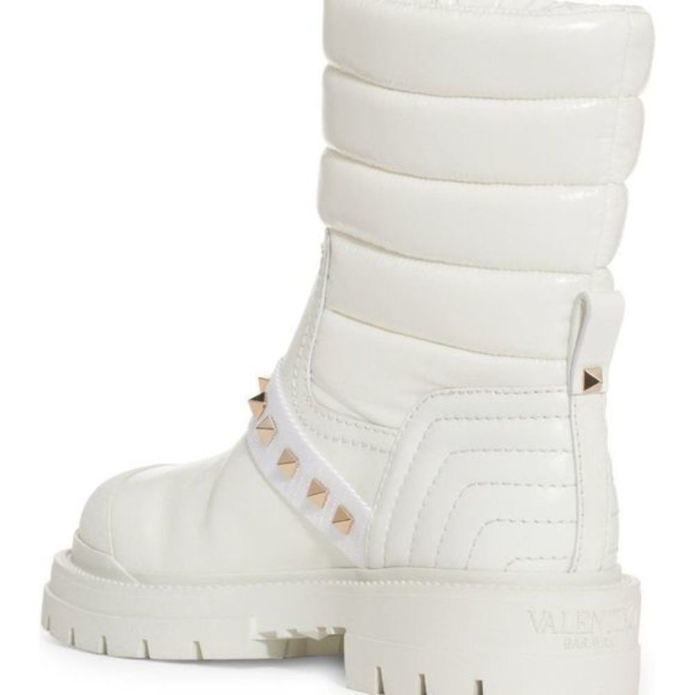 SOLD Valentino Garavani Women's Rockstud Boots Biker Boots Eu 39 US 9 - Picture 4 of 8